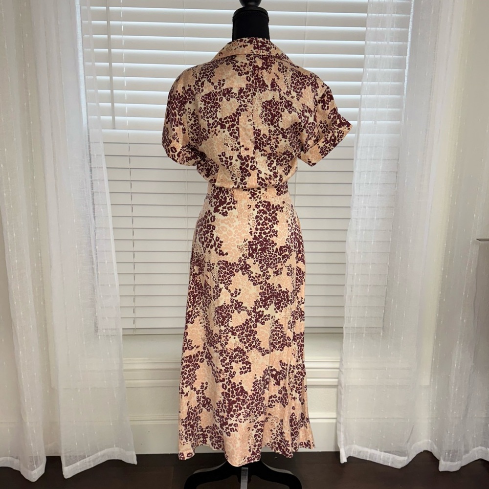 EQUIPMENT FEMME ~ Floral Print Midi Dress - Picture 4 of 9
